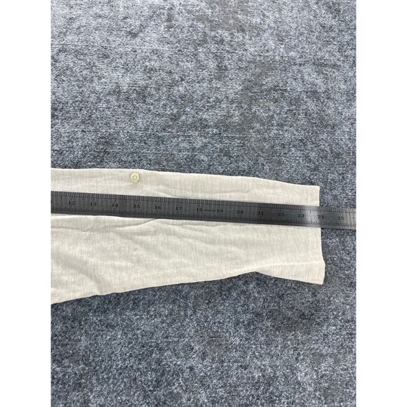 Style & Co Ivory Tan Embroidered Button Down Long Sleeve Top Women's Size XL - Picture 6 of 6